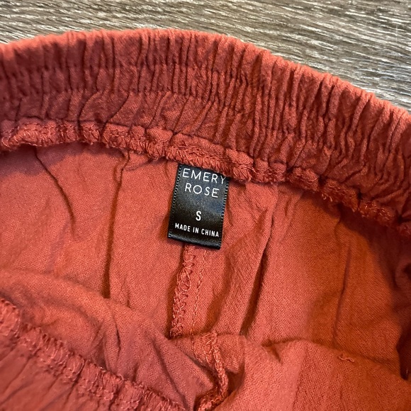 Emery Rose Set Wide Leg Pant and Short Sleeve Top - Picture 8 of 16